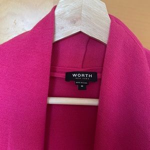 Worth New York 100% Wool, chic sweater jacket